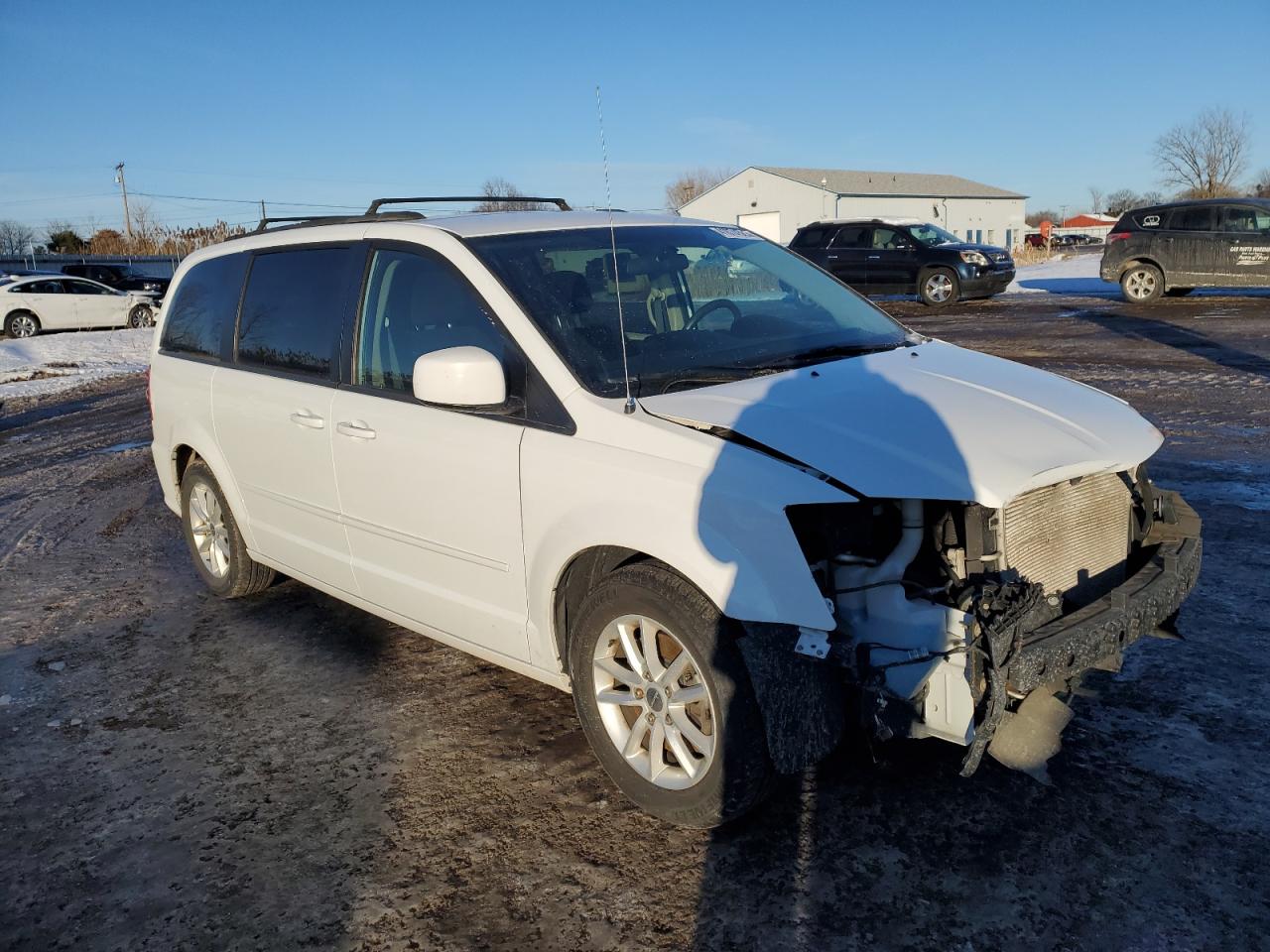 2014 Dodge Caravan VIN 2C4RDGCG5ER478487 Copart auction photo, front end damage thumbnail 4