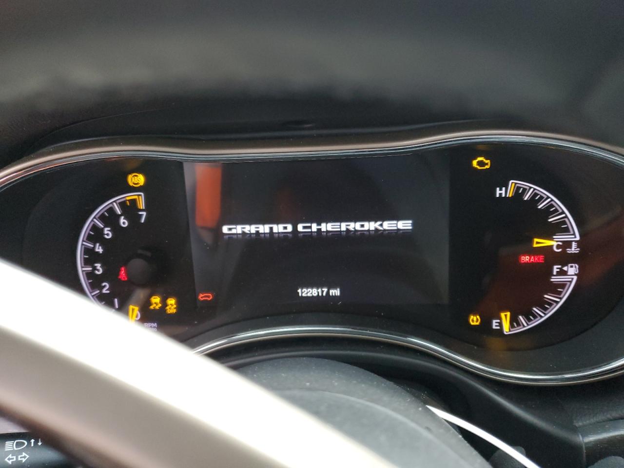 2017 Jeep Grand Cherokee VIN 1C4RJEAG8HC633871 Copart auction photo, front end / side damage thumbnail 9