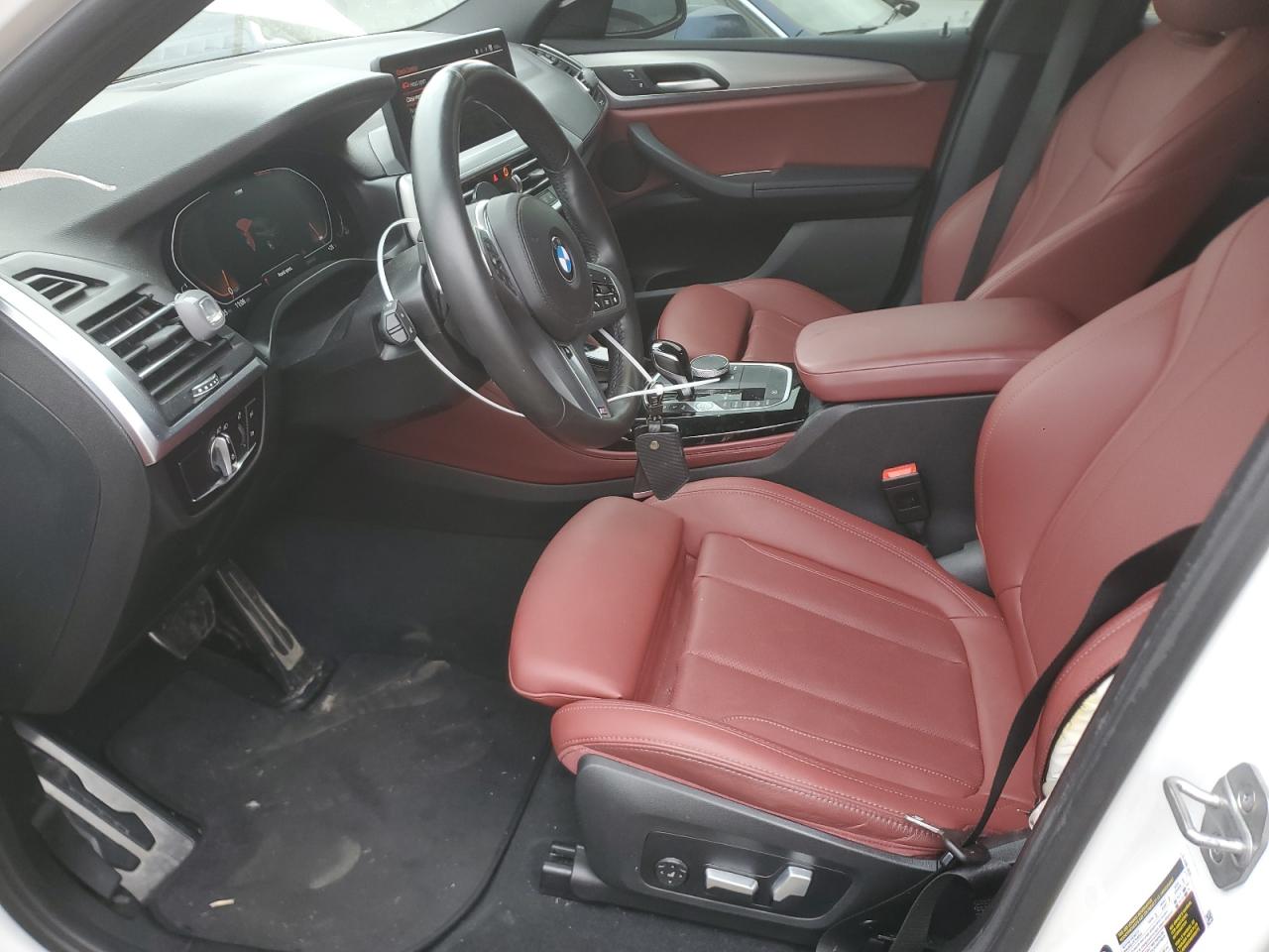 2022 BMW X4 VIN 5UX33DT03N9M03382 Copart auction photo, side damage thumbnail 7