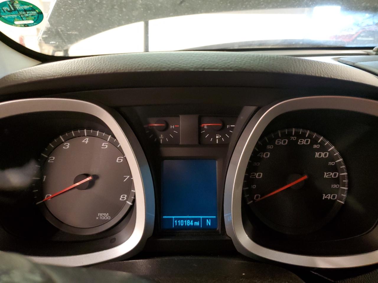 2012 Chevrolet Equinox VIN 2GNALDEK5C1222109 Copart auction photo, front end / minor dent/scratches damage thumbnail 9