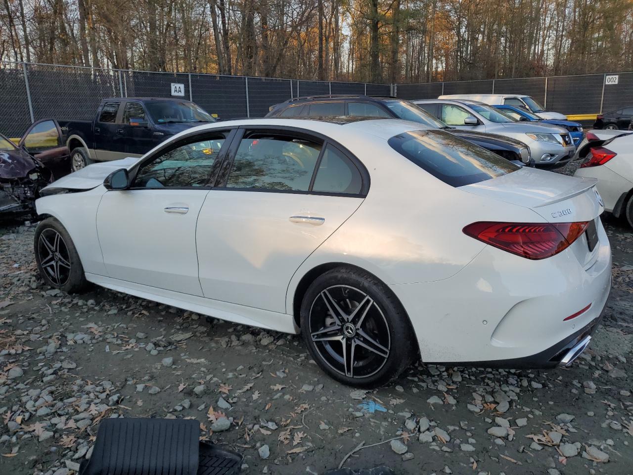 2023 Mercedes-Benz C-klasse VIN W1KAF4HB6PR097653 Copart auction photo, front end damage thumbnail 2