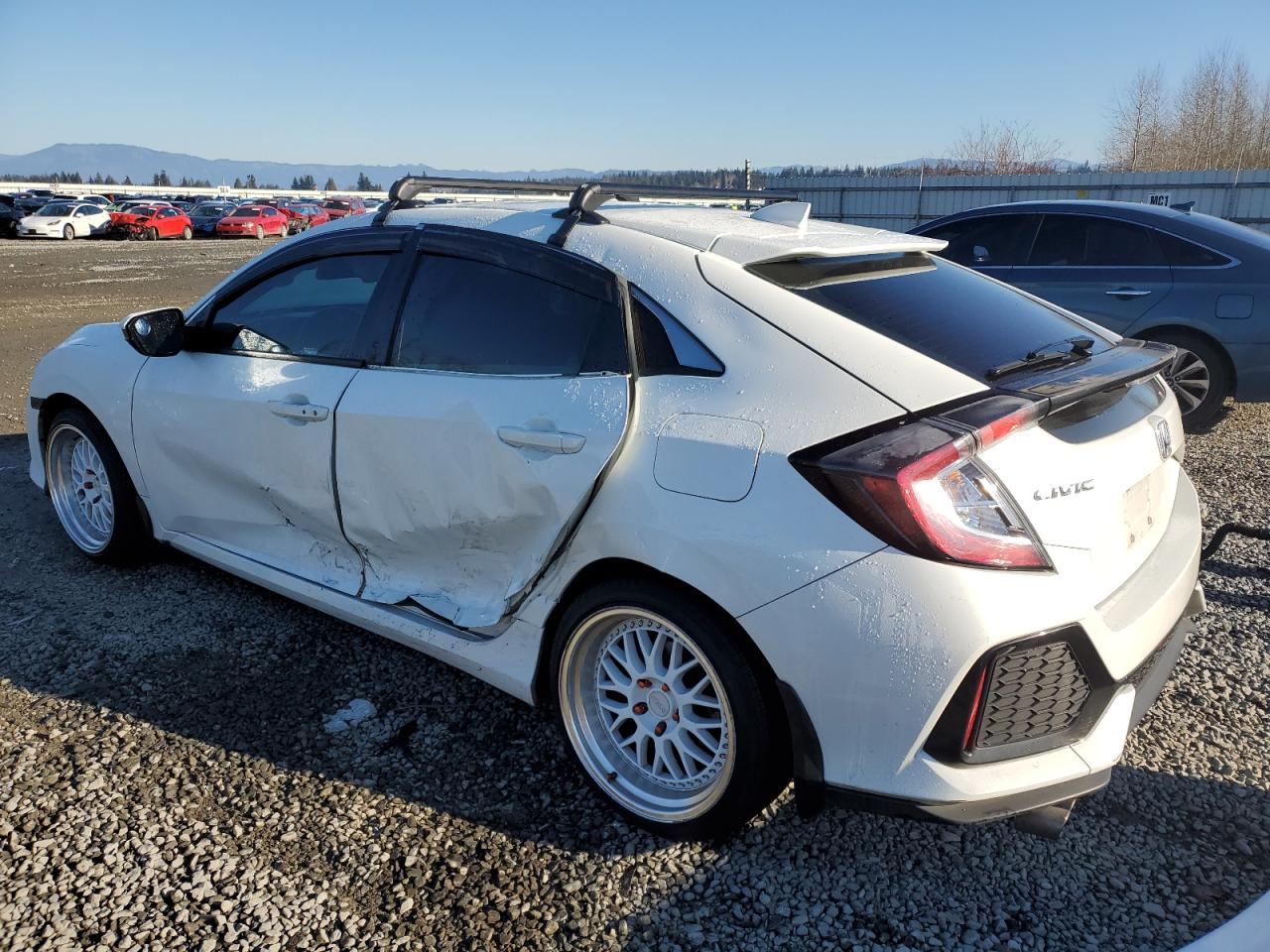 2019 Honda Civic VIN SHHFK7H61KU404580 Copart auction photo, side damage thumbnail 2