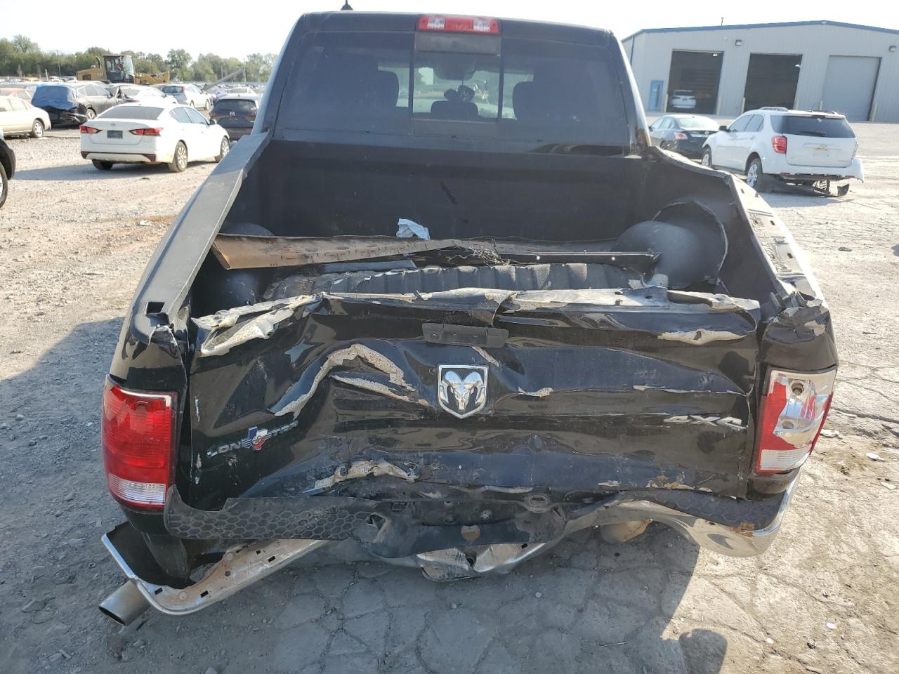 2019 RAM 1500 VIN 1C6RR7LT0KS636234 Copart auction photo, rear end / front end damage thumbnail 6