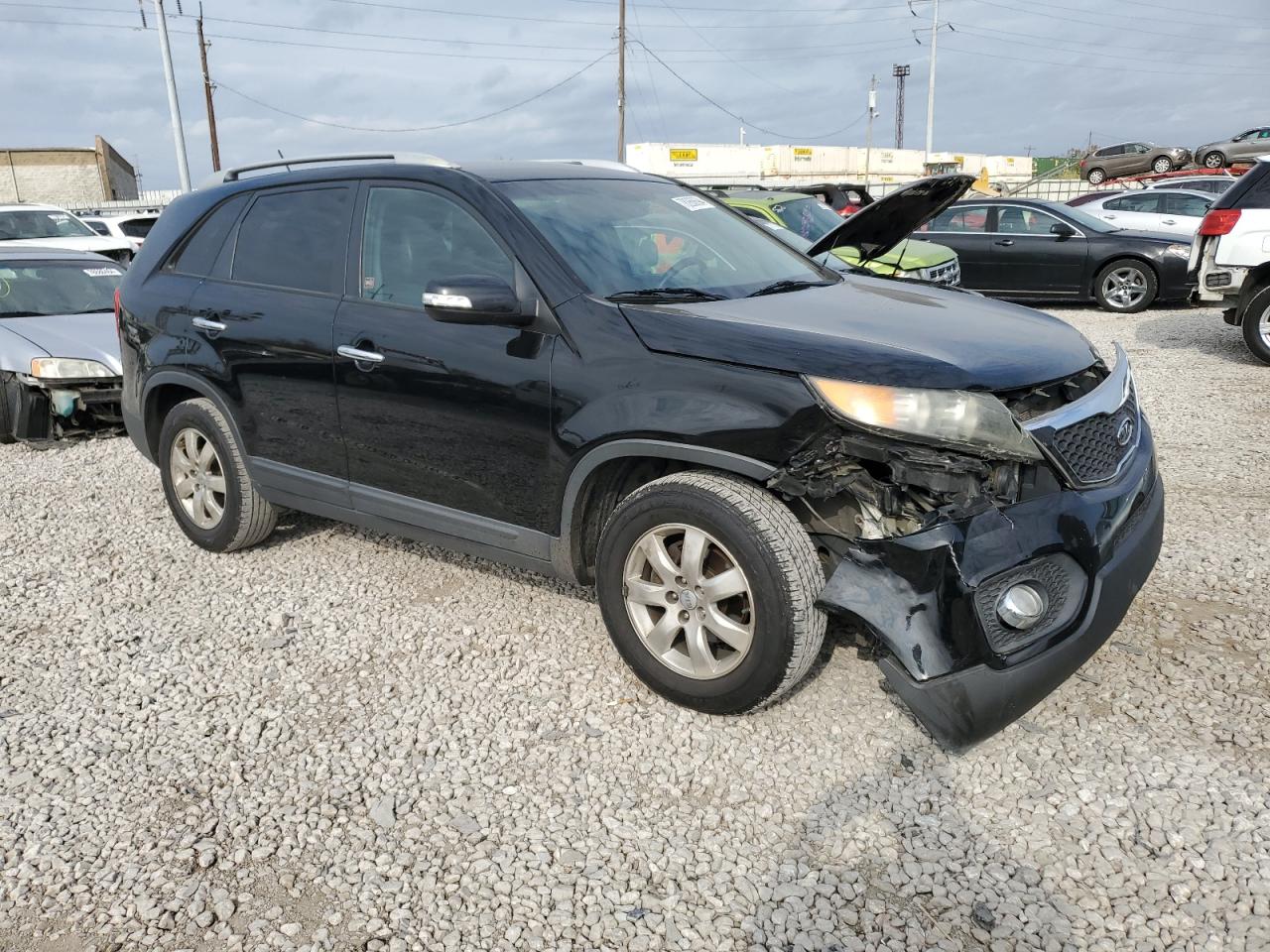 2012 KIA Sorento VIN 5XYKT3A60CG235324 Copart auction photo, front end damage thumbnail 4