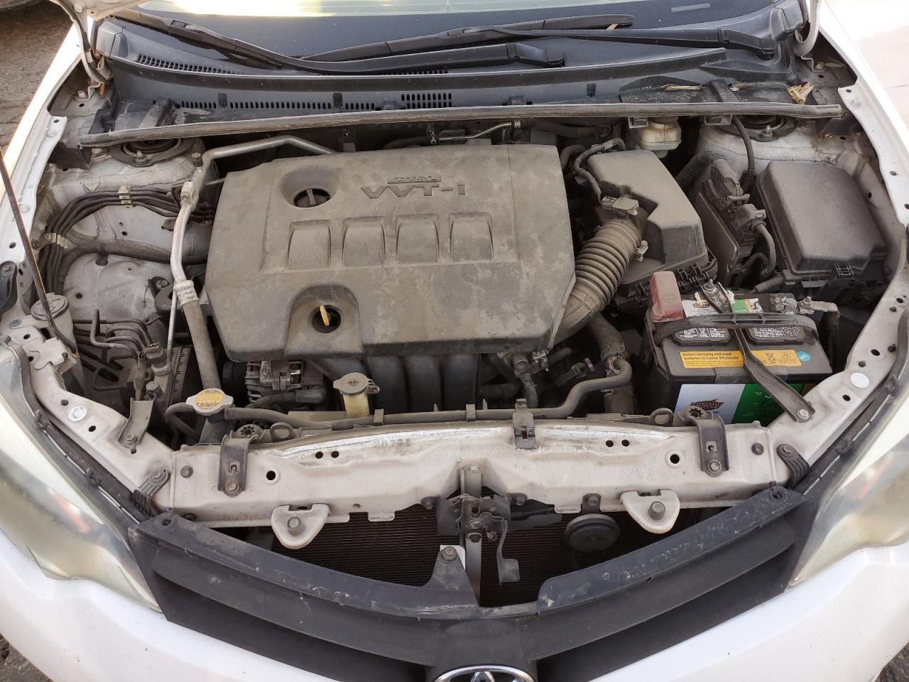 2015 Toyota Corolla VIN 5YFBURHE6FP301291 Copart auction photo, side / front end damage thumbnail 11