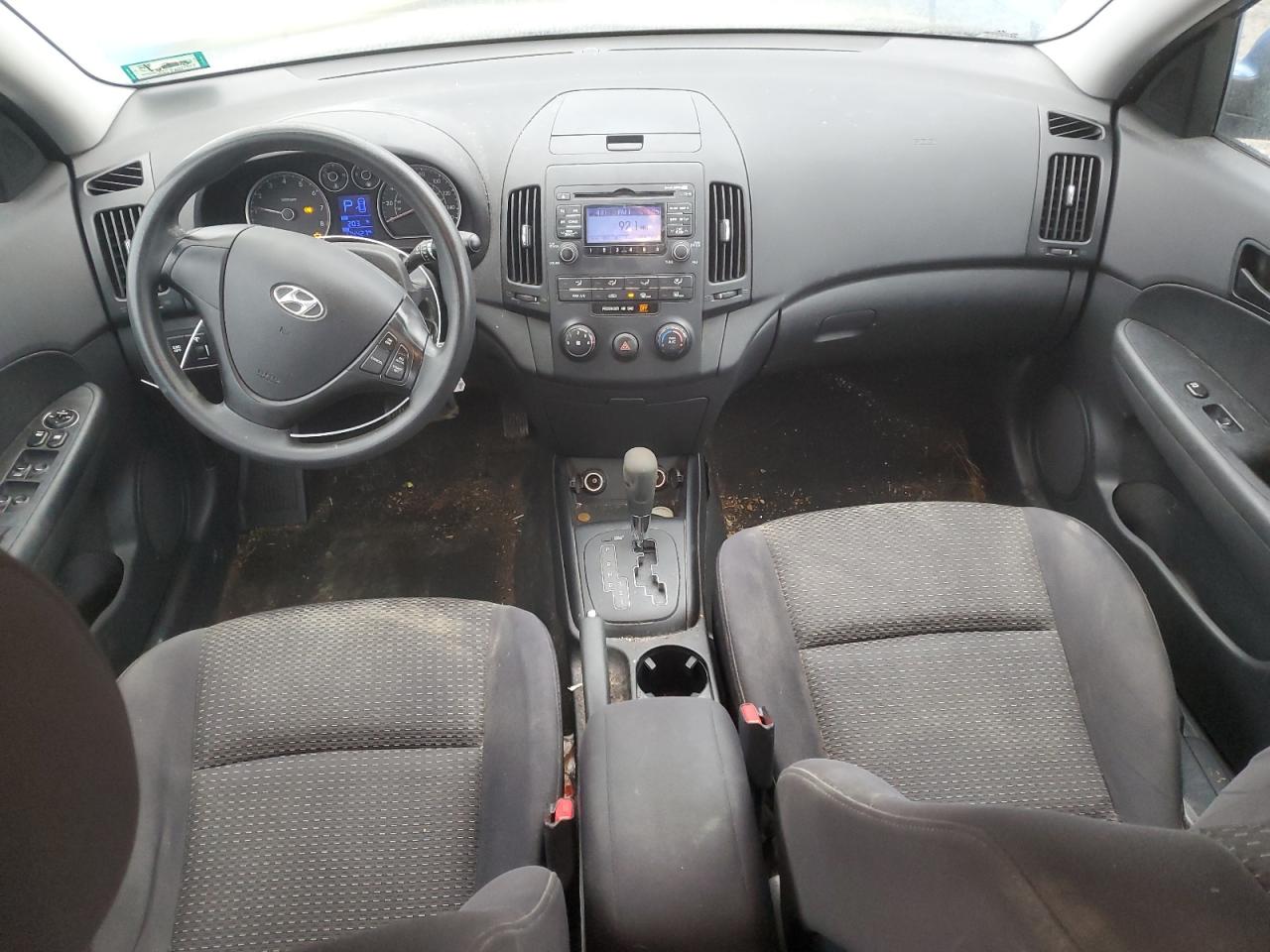 2010 Hyundai Elantra VIN KMHDB8AE8AU064653 Copart auction photo, undercarriage / front end damage thumbnail 8
