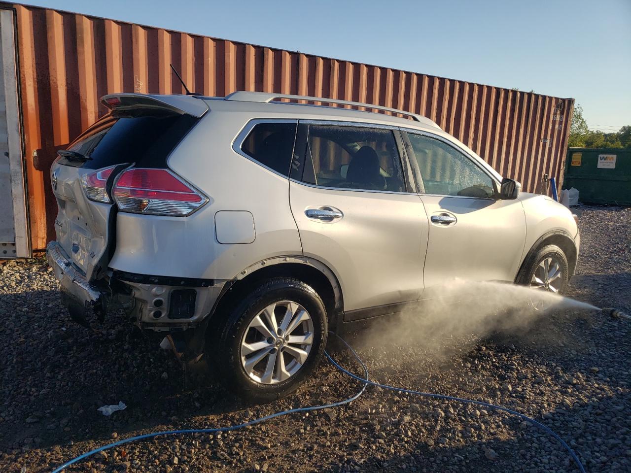 2015 Nissan Rogue VIN 5N1AT2MLXFC836168 Copart auction photo, rear end damage thumbnail 3