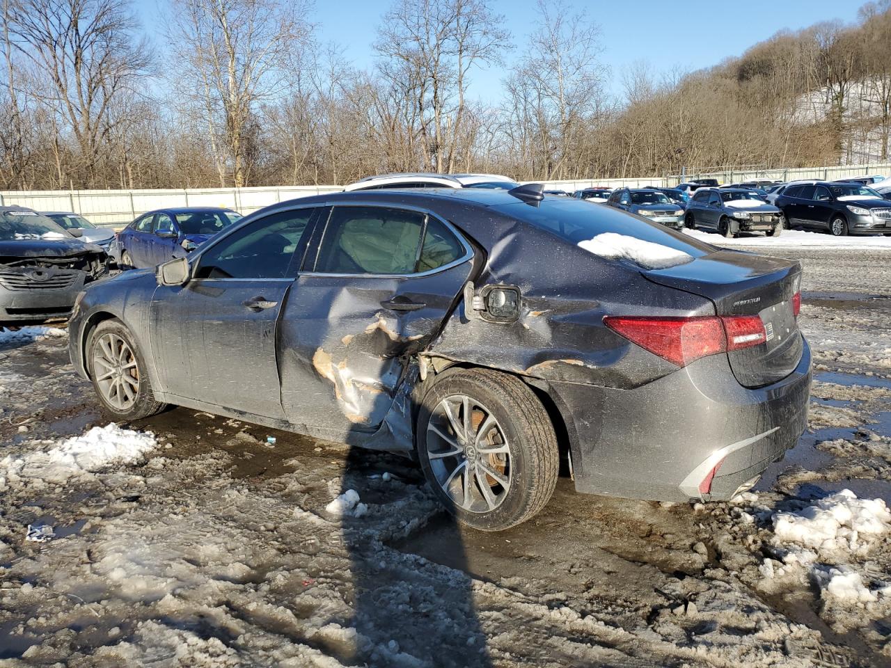 2018 Acura TLX VIN 19UUB2F34JA007099 Copart auction photo, all over damage thumbnail 2