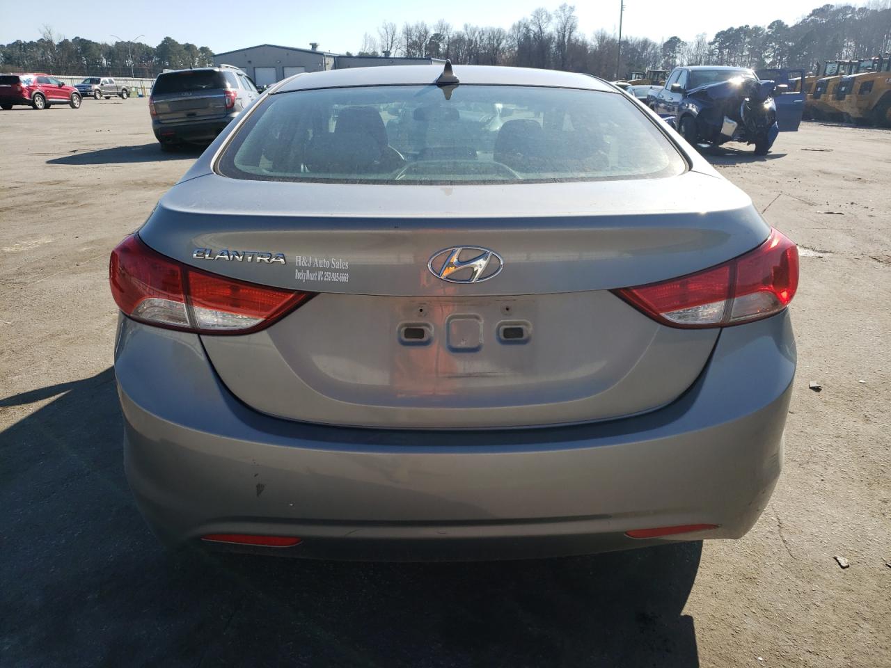 2011 Hyundai Elantra VIN KMHDH4AE4BU110326 Copart auction photo, front end damage thumbnail 6