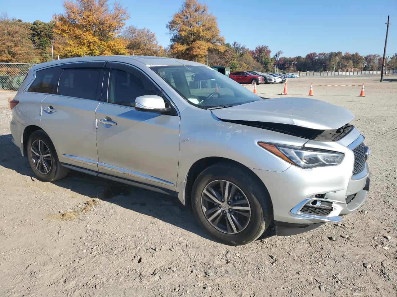 2019 Infiniti QX60 VIN 5N1DL0MM6KC559202 Copart auction photo, front end / minor dent/scratches damage thumbnail 4