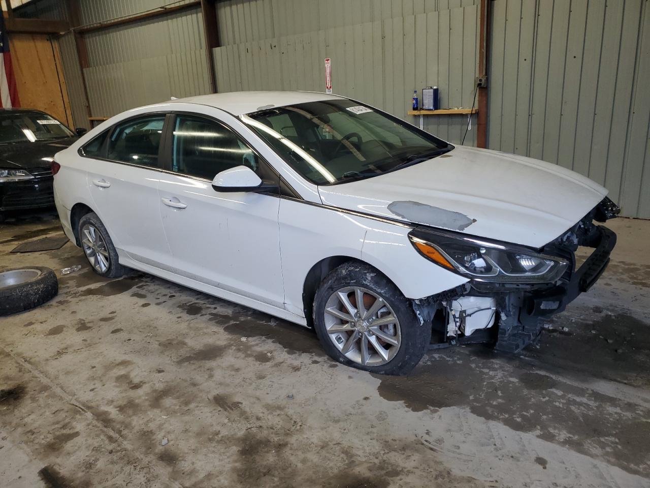 2019 Hyundai Sonata VIN 5NPE24AF8KH777932 Copart auction photo, front end / undercarriage damage thumbnail 4