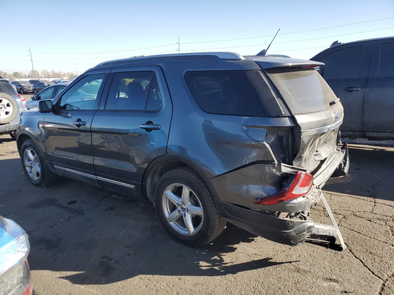 2019 Ford Explorer VIN 1FM5K7D81KGA70640 Copart auction photo, rear end damage thumbnail 2