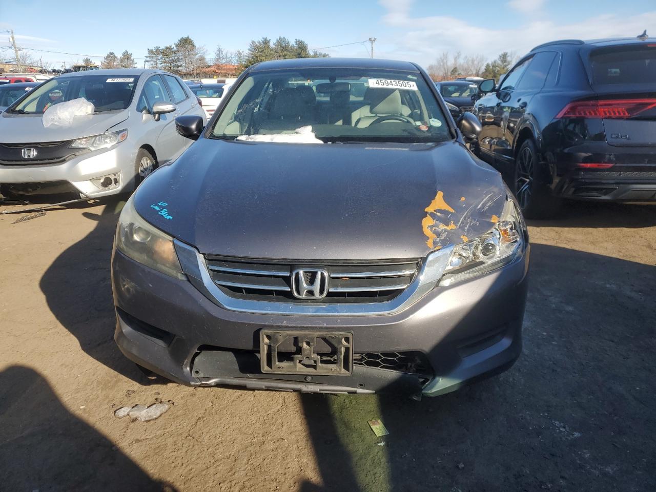 2015 Honda Accord VIN 1HGCR2F39FA109674 Copart auction photo, side / front end damage thumbnail 5