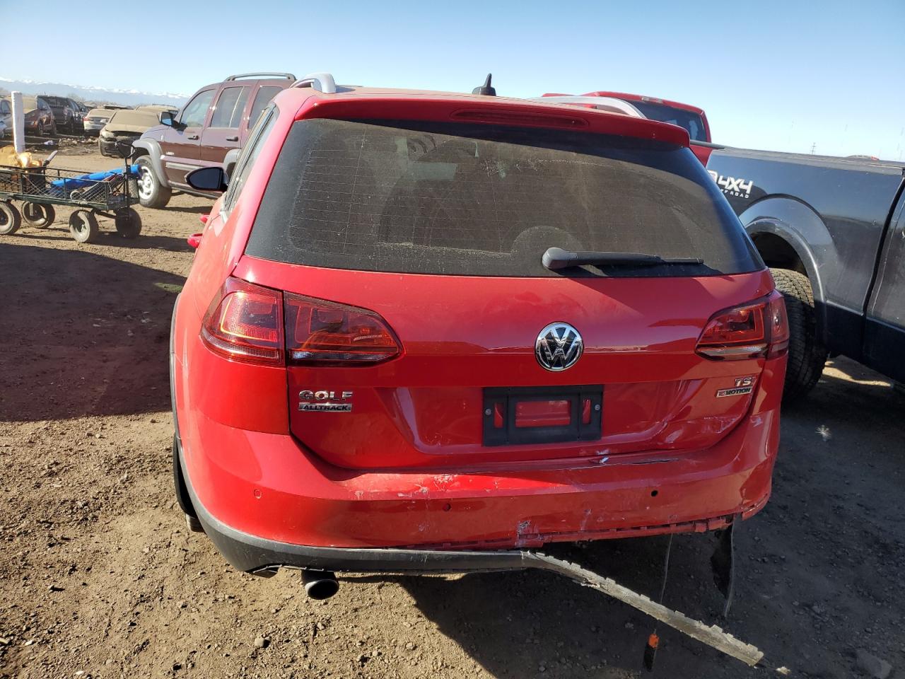 2017 Volkswagen Golf VIN 3VWH17AU3HM504946 Copart auction photo, front end / rear end damage thumbnail 6