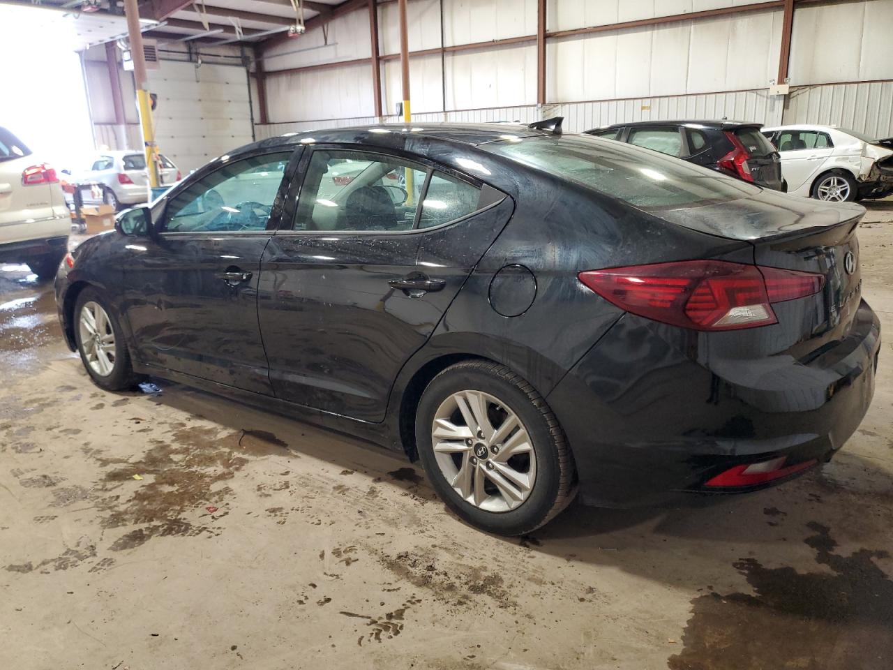 2020 Hyundai Elantra VIN KMHD84LF1LU953861 Copart auction photo, front end / rear end damage thumbnail 2
