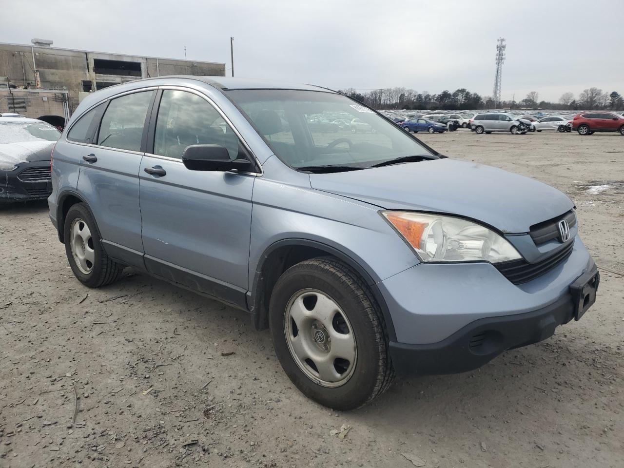 2009 Honda CR-V VIN 5J6RE38319L001172 Copart auction photo, front end / side damage thumbnail 4