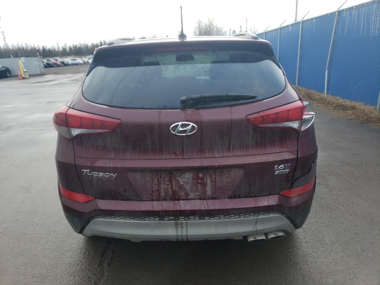 2017 Hyundai Tucson VIN KM8J3CA25HU518425 Copart auction photo, all over damage thumbnail 6