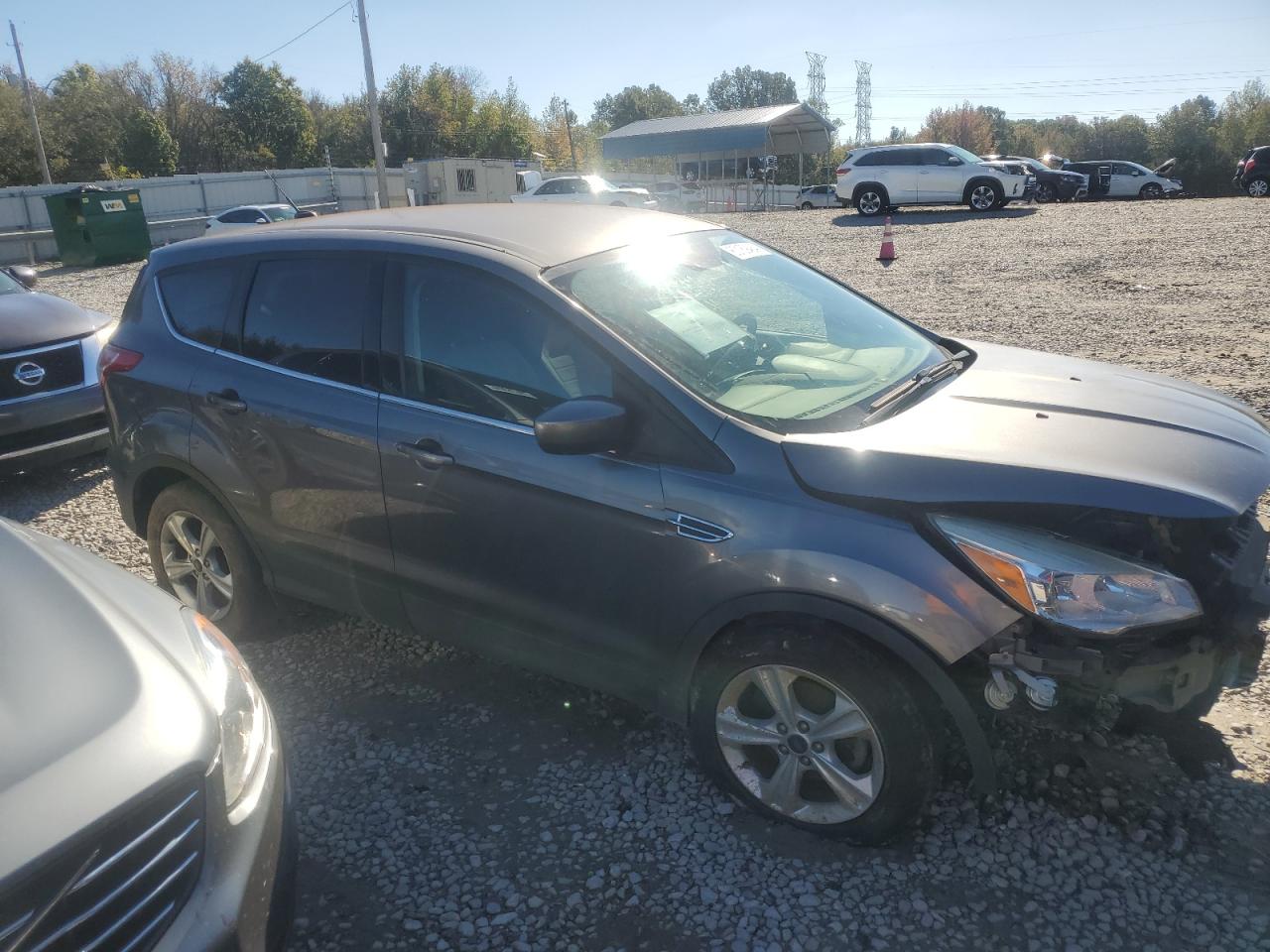 2014 Ford Escape VIN 1FMCU0GX7EUE06454 Copart auction photo, front end damage thumbnail 4