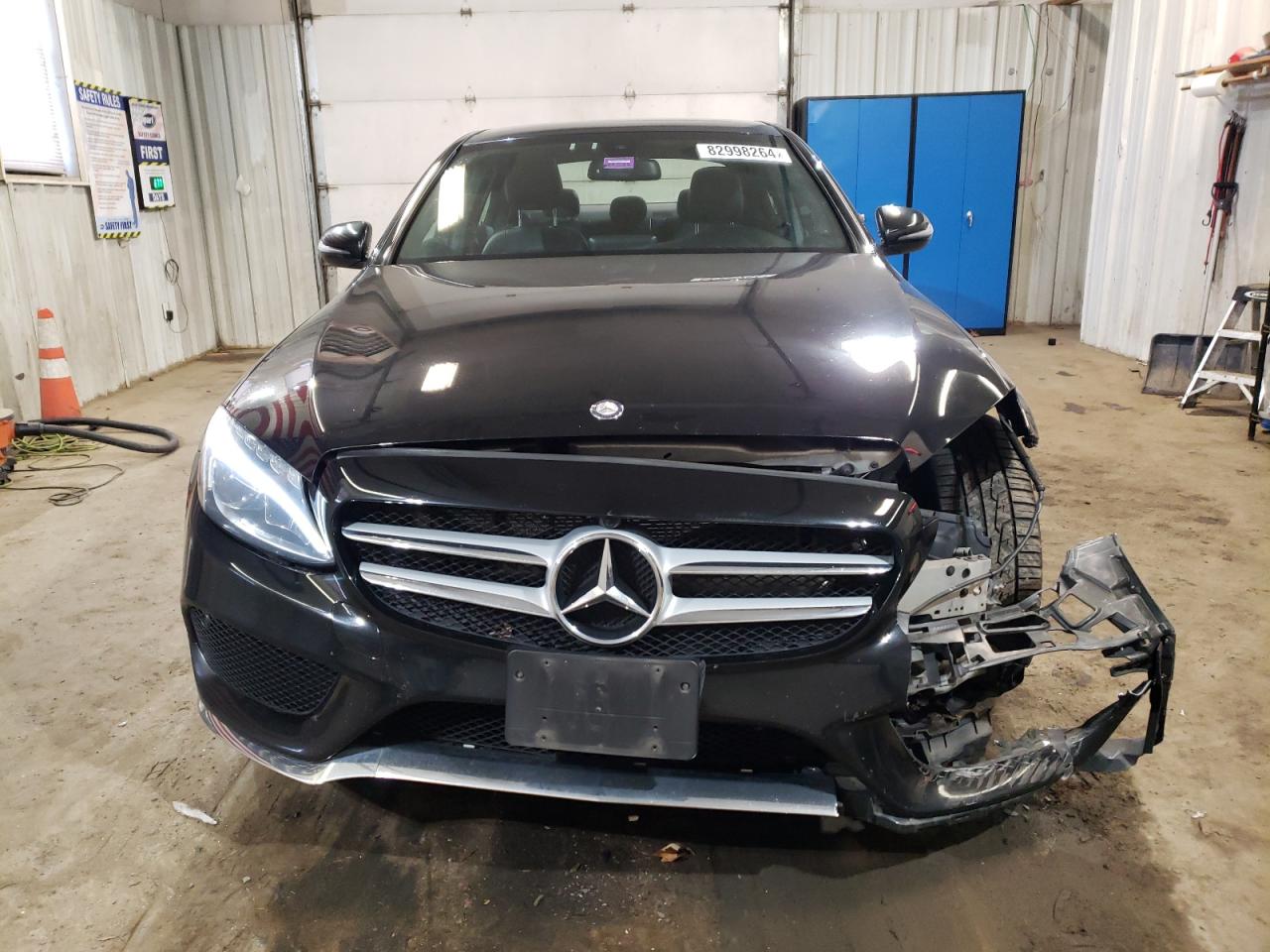 2016 Mercedes-Benz C-klasse VIN 55SWF4KB8GU104082 Copart auction photo, front end damage thumbnail 5