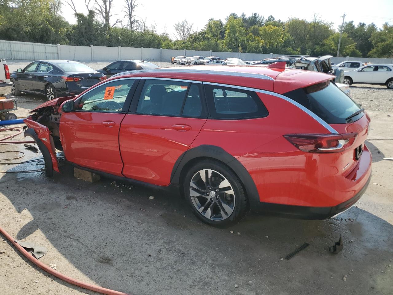 2018 Buick Regal VIN W04GU8SX1J1135134 Copart auction photo, front end damage thumbnail 2