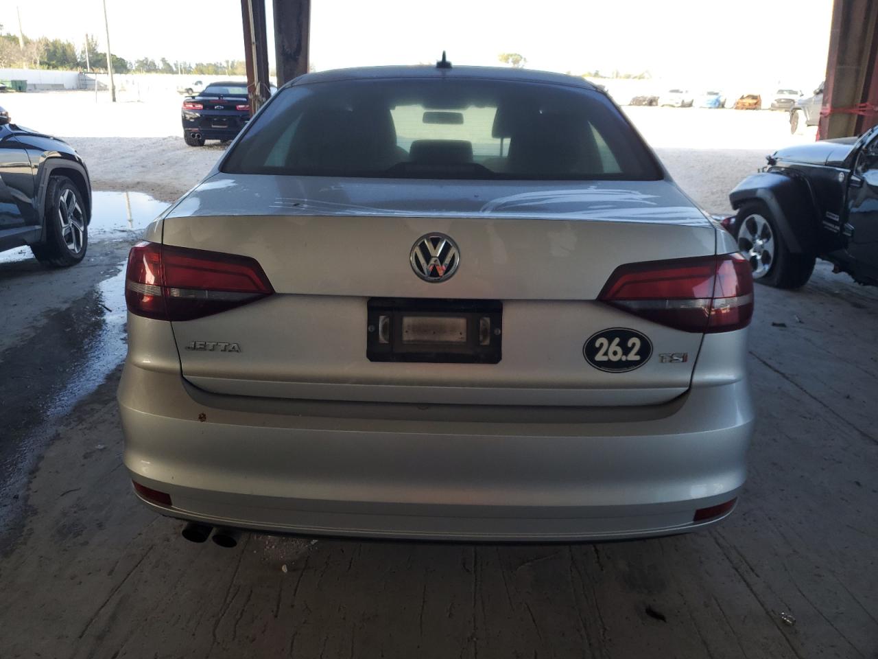 2016 Volkswagen Jetta VIN 3VW267AJ1GM353956 Copart auction photo, side / minor dent/scratches damage thumbnail 6