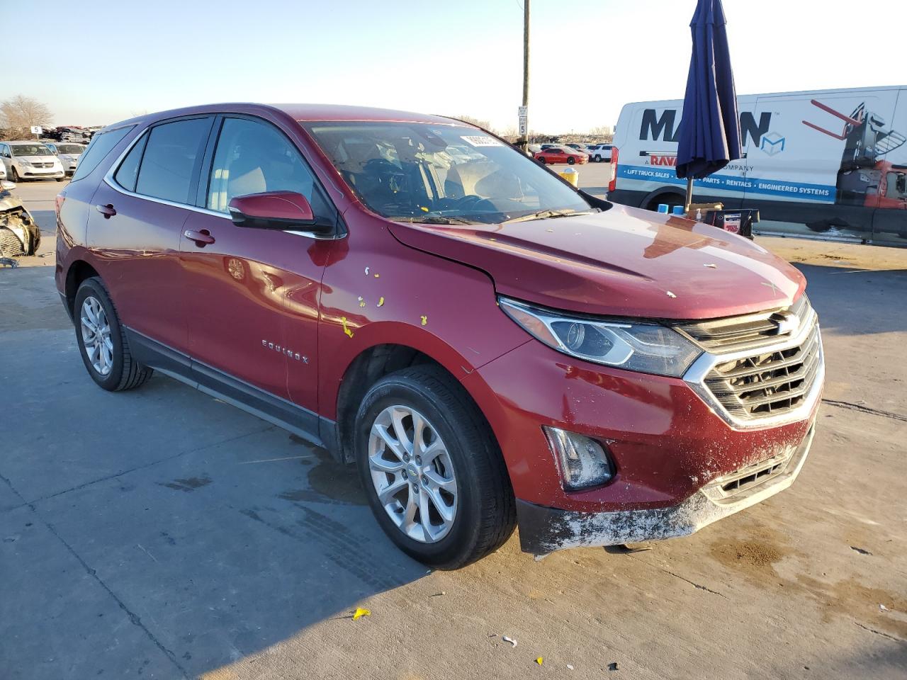 2019 Chevrolet Equinox VIN 3GNAXJEV5KS608030 Copart auction photo, mechanical damage thumbnail 4