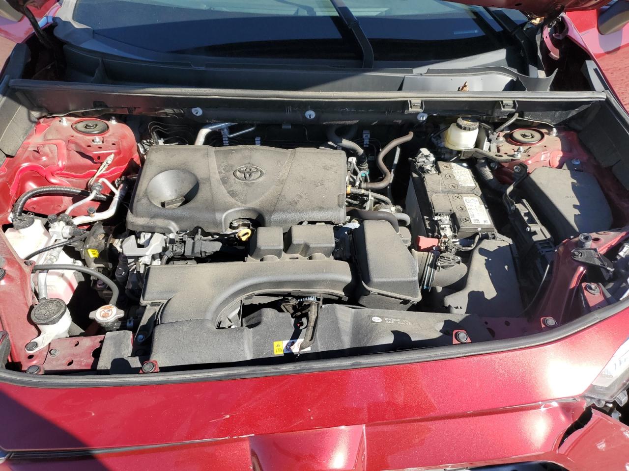 2022 Toyota RAV 4 VIN 2T3W1RFV4NW194484 Copart auction photo, rear end damage thumbnail 13