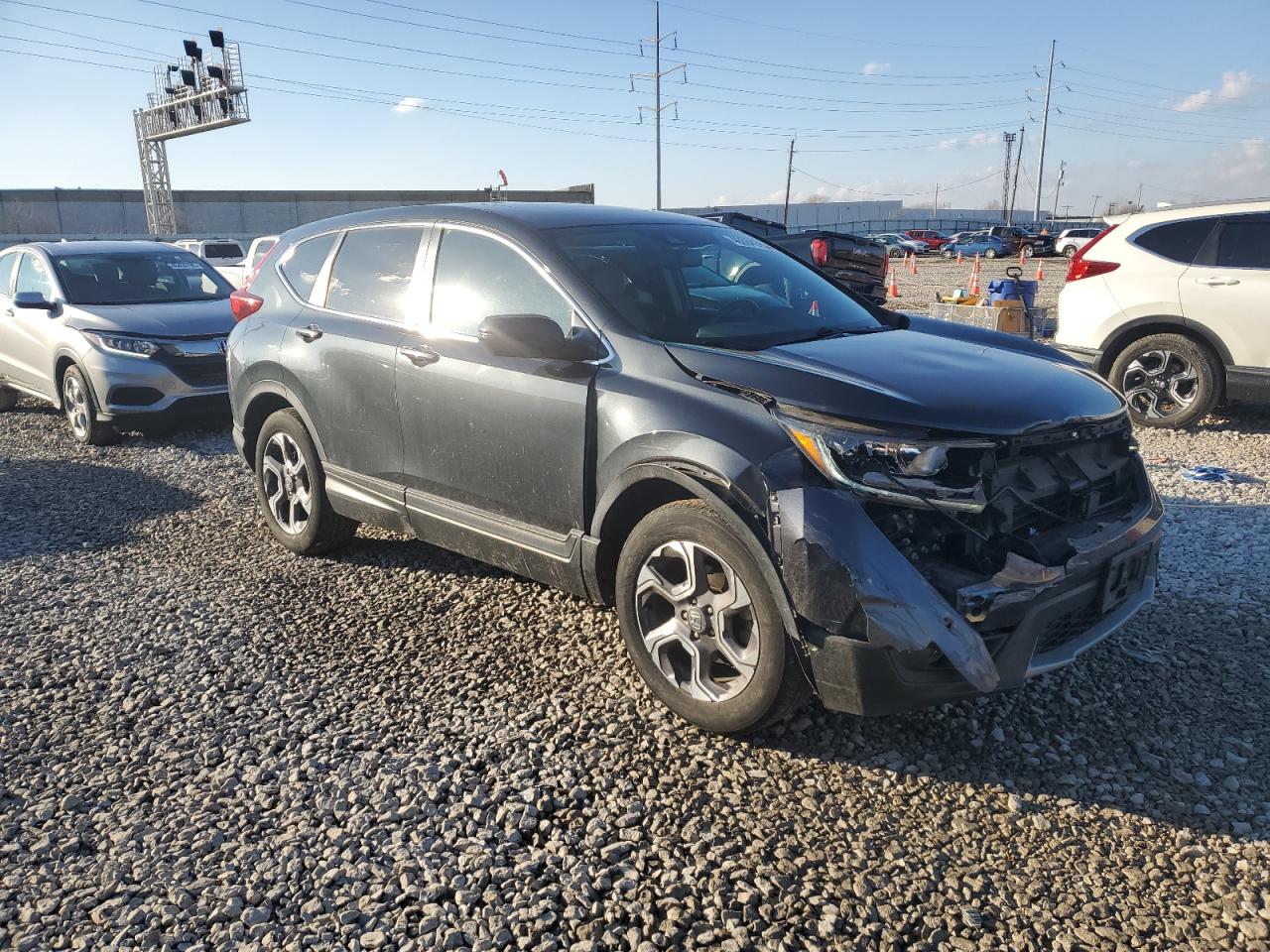 2018 Honda CR-V VIN 7FARW2H84JE015345 Copart auction photo, front end / rear end damage thumbnail 4