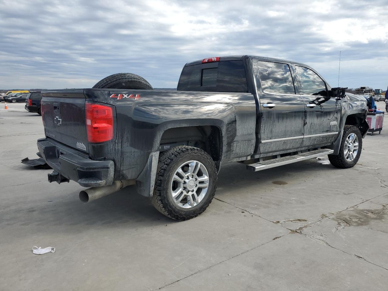 2019 Chevrolet Silverado VIN 1GC1KUEY2KF203542 Copart auction photo, front end / undercarriage damage thumbnail 3