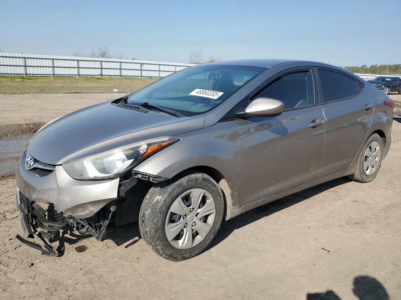 2016 Hyundai Elantra VIN 5NPDH4AE0GH761703 - Copart auction photo