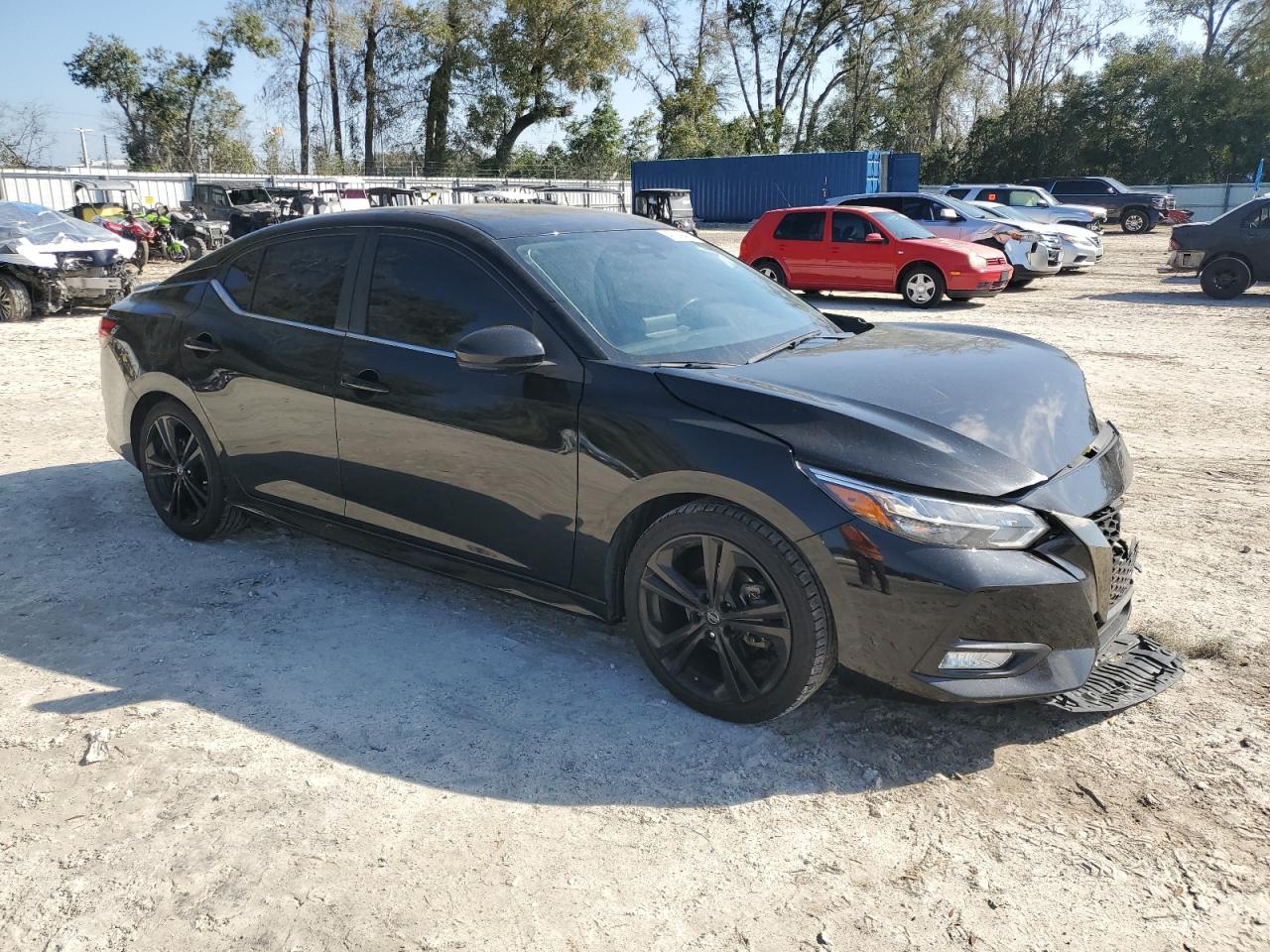 2021 Nissan Sentra VIN 3N1AB8DV6MY301549 Copart auction photo, front end / minor dent/scratches damage thumbnail 4