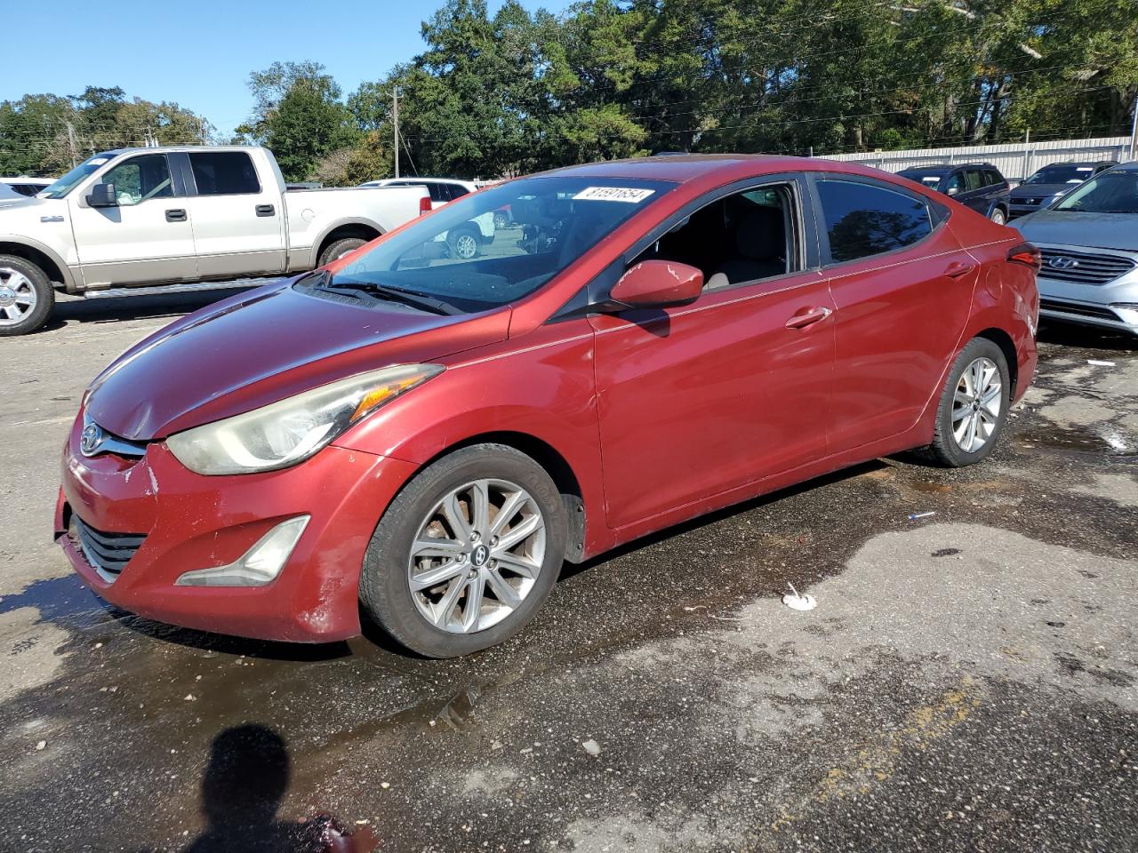 2015 Hyundai Elantra VIN 5NPDH4AE9FH636696