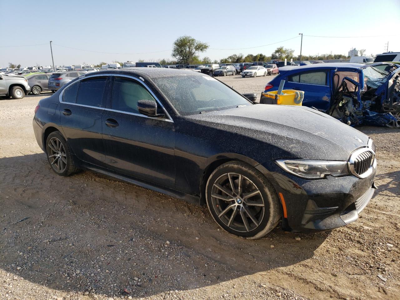 2020 BMW 3er VIN 3MW5R1J07L8B25181 Copart auction photo, front end damage thumbnail 4