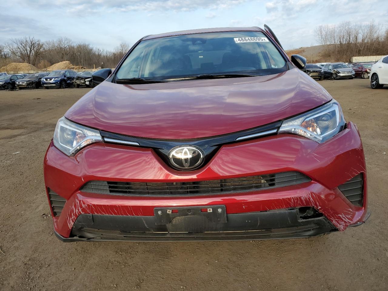2018 Toyota RAV 4 VIN 2T3BFREV8JW844039 Copart auction photo, side / front end damage thumbnail 5