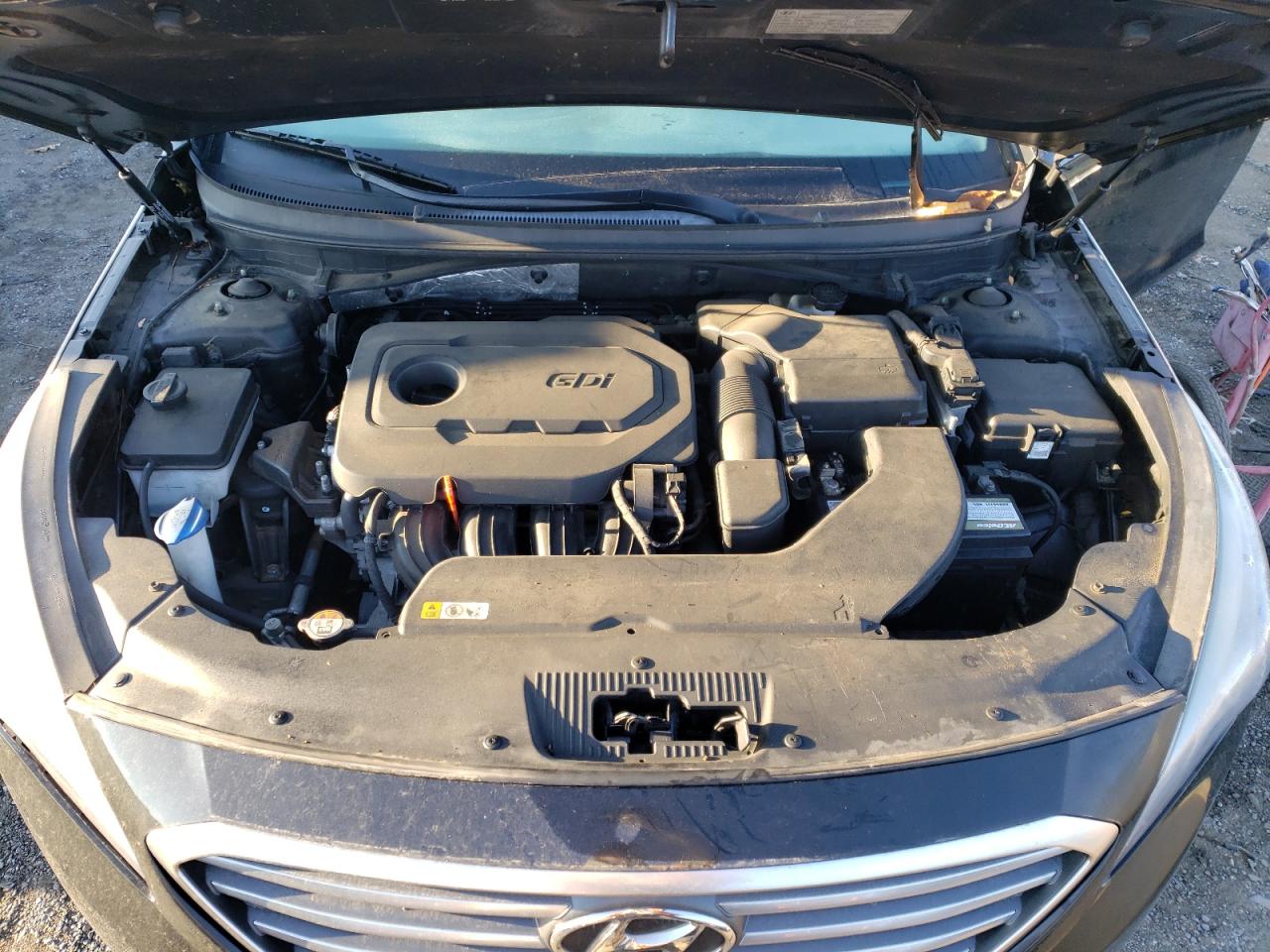 2015 Hyundai Sonata VIN 5NPE24AF3FH009717 Copart auction photo, mechanical / minor dent/scratches damage thumbnail 11