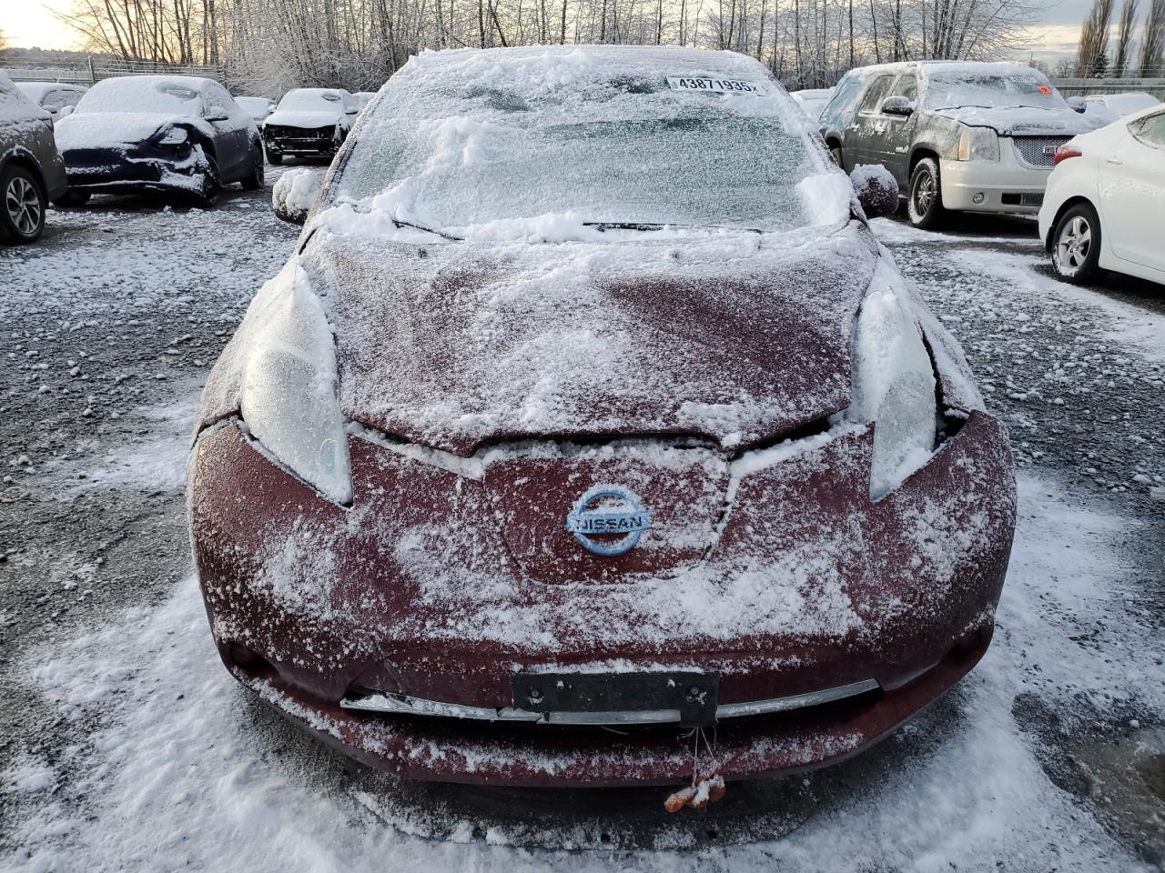 2016 Nissan Leaf VIN 1N4BZ0CP9GC314381 Copart auction photo, front end damage thumbnail 5