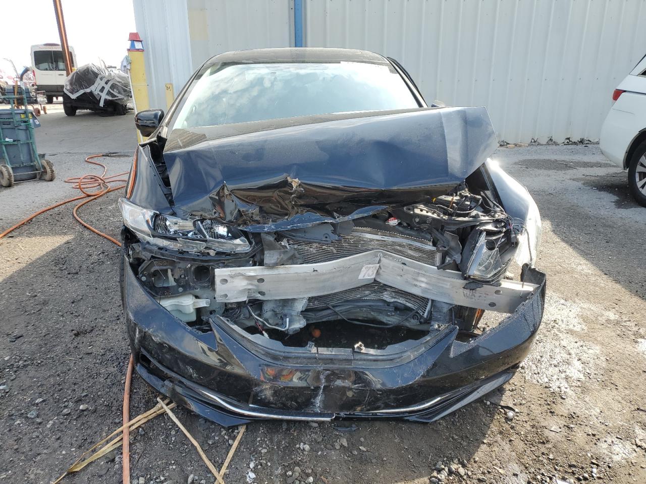 2014 Honda Civic VIN 19XFB2F87EE046243 Copart auction photo, front end damage thumbnail 5