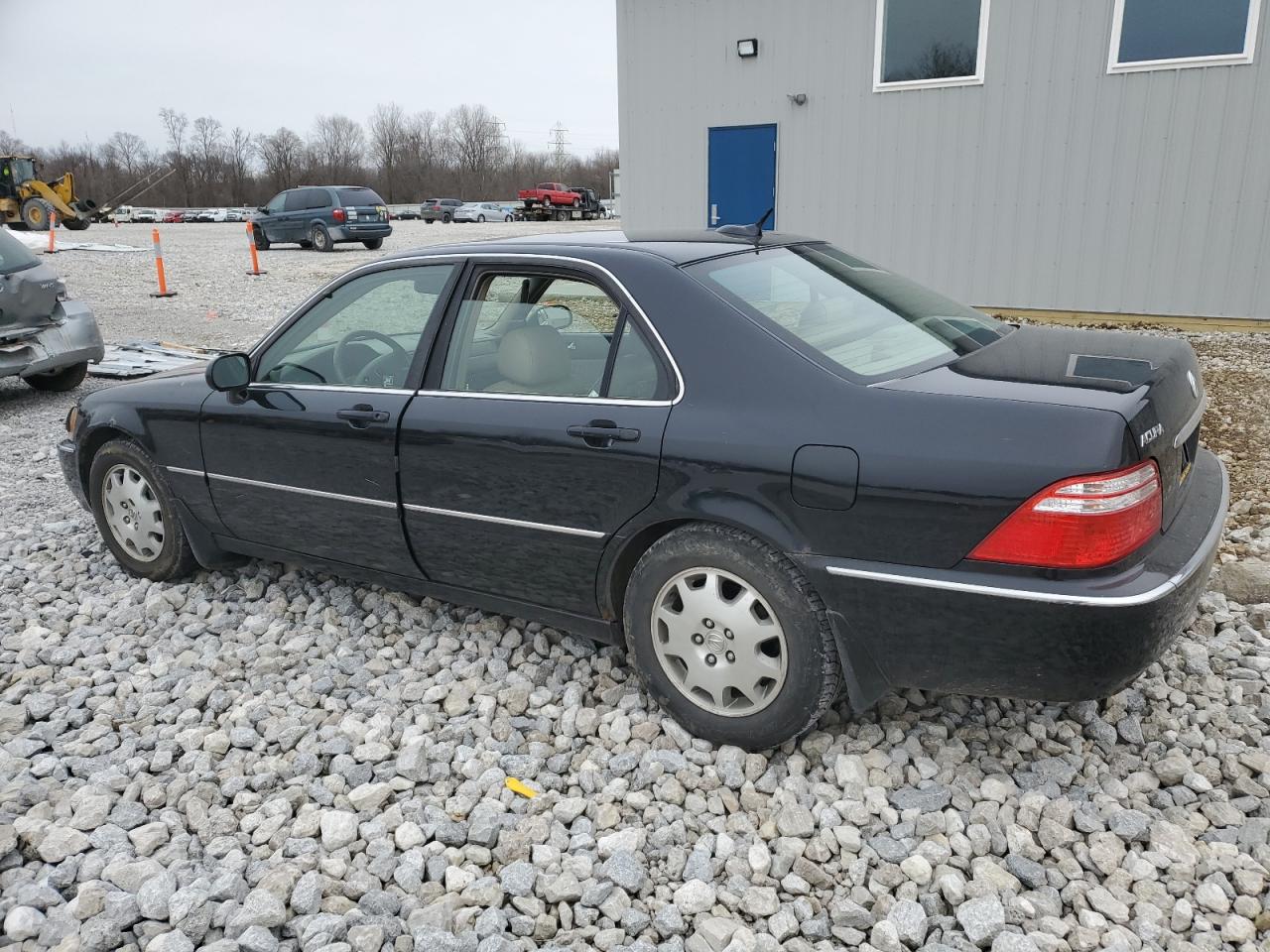 2004 Acura RL VIN JH4KA96664C007799 Copart auction photo, front end / side damage thumbnail 2