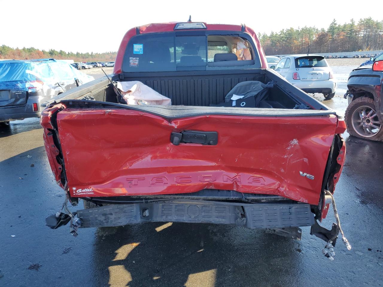 2019 Toyota Tacoma VIN 3TMAZ5CN7KM085109 Copart auction photo, rear end / side damage thumbnail 6