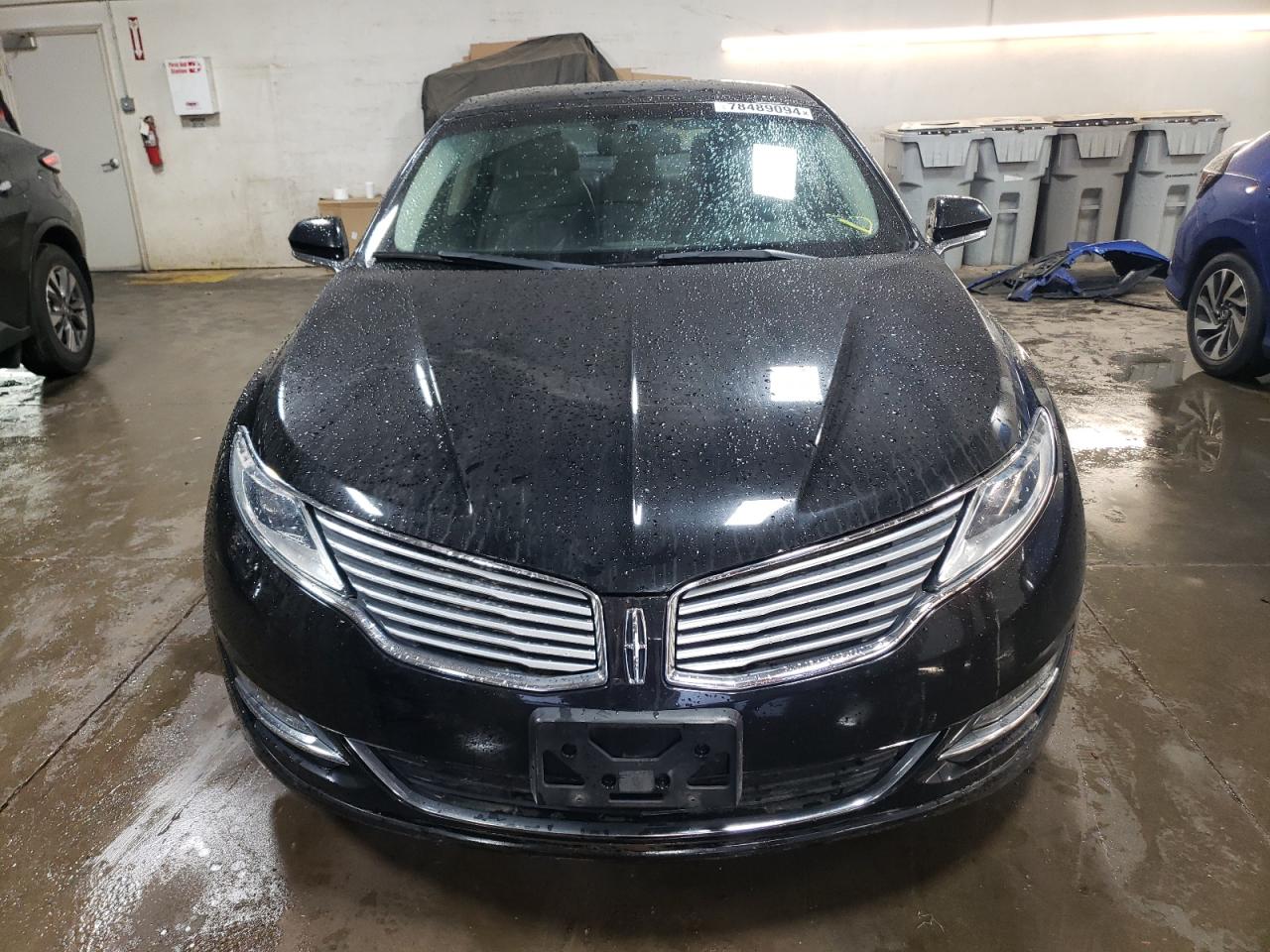 2014 Lincoln MKZ VIN 3LN6L2J97ER834540 Copart auction photo, side / rear end damage thumbnail 5