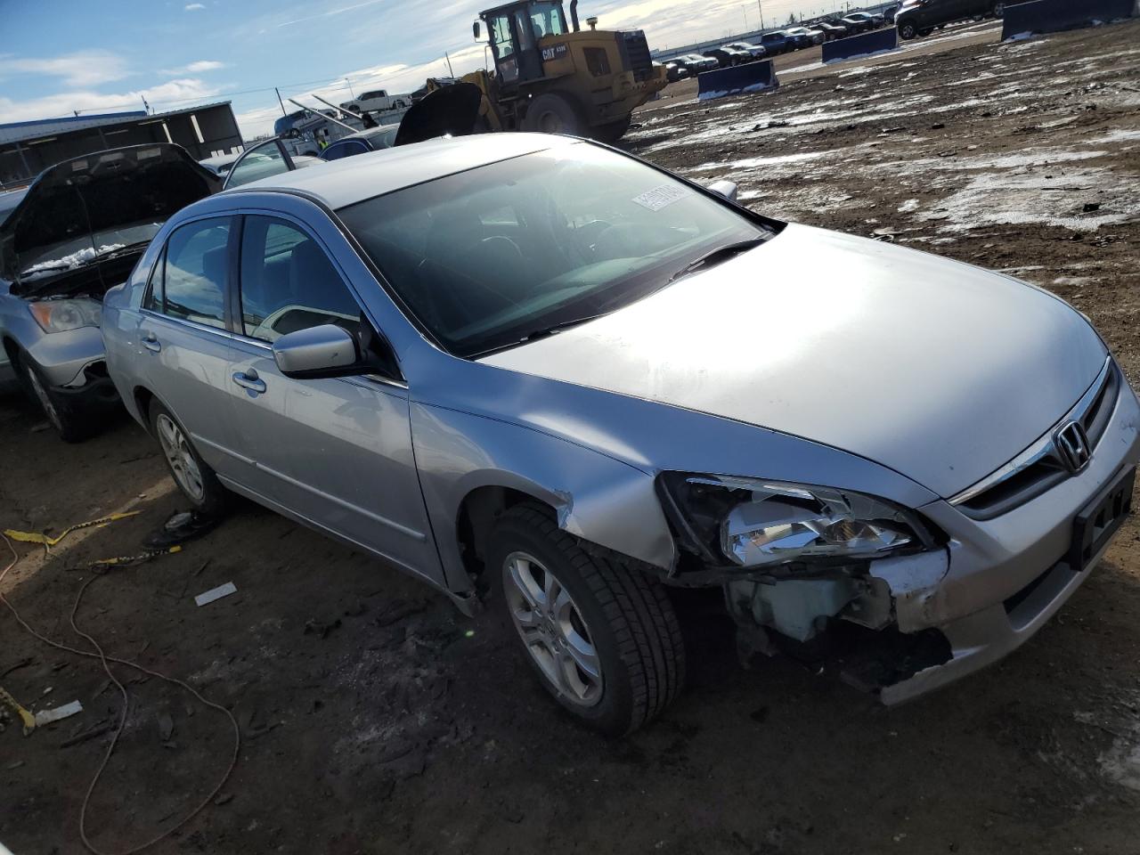 2006 Honda Accord VIN 1HGCM563X6A141744 Copart auction photo, front end damage thumbnail 4