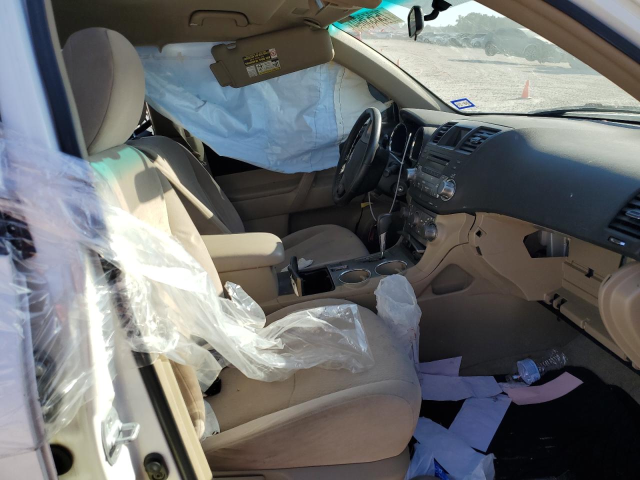 2010 Toyota Highlander VIN JTEZK3EH1A2102510 Copart auction photo, all over damage thumbnail 7