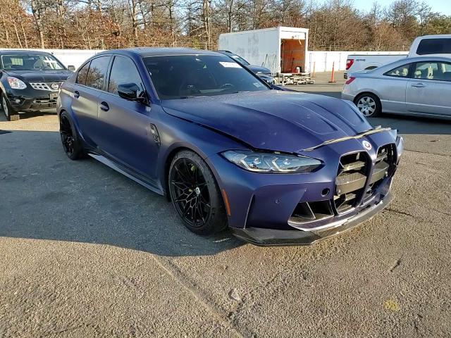 2023 BMW M3 VIN WBS43AY07PFN31912 Copart auction photo, front end / side damage thumbnail 11