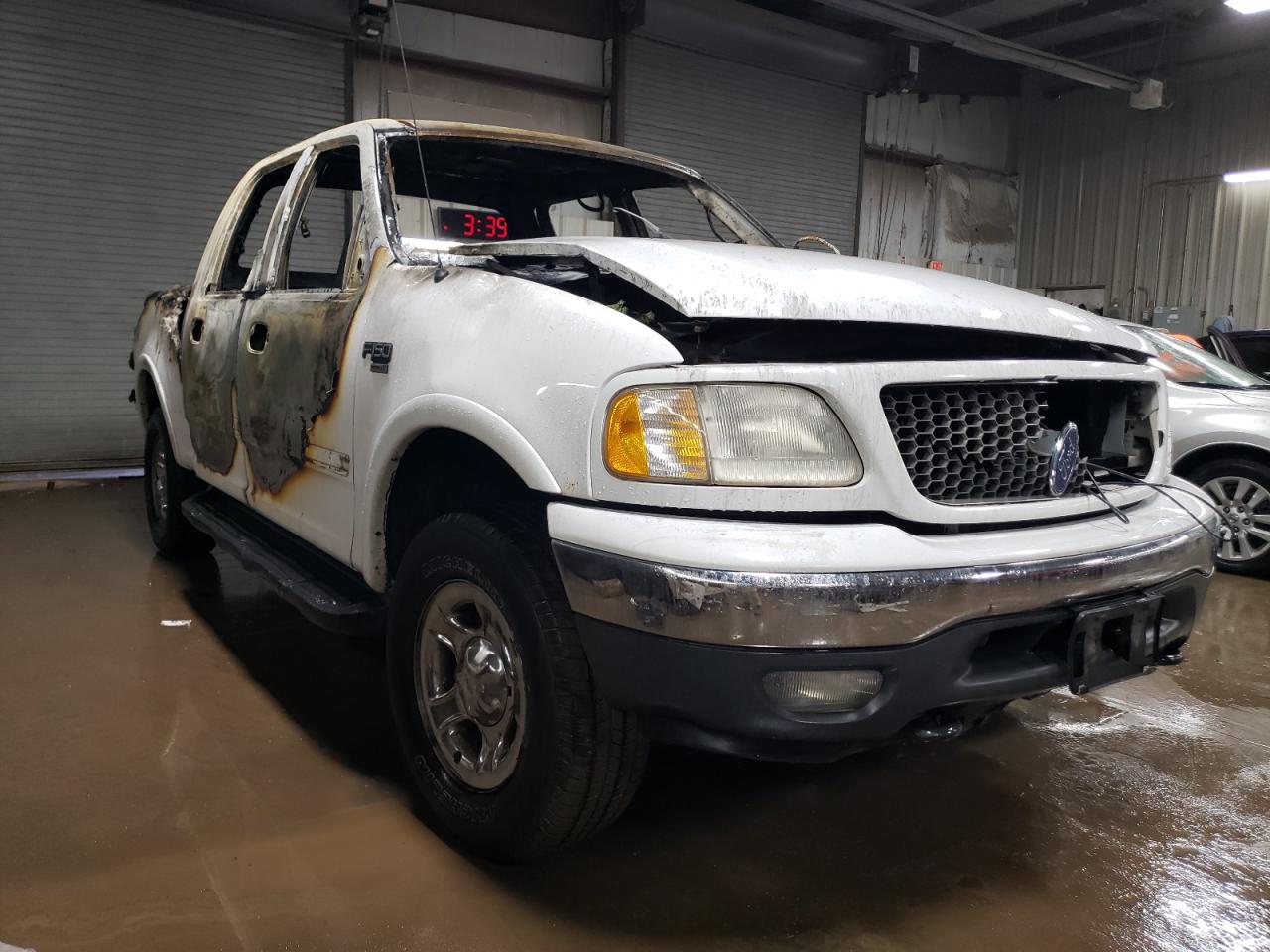 2001 Ford F-150 VIN 1FTRW08W91KD54586 Copart auction photo, burn - interior damage thumbnail 4