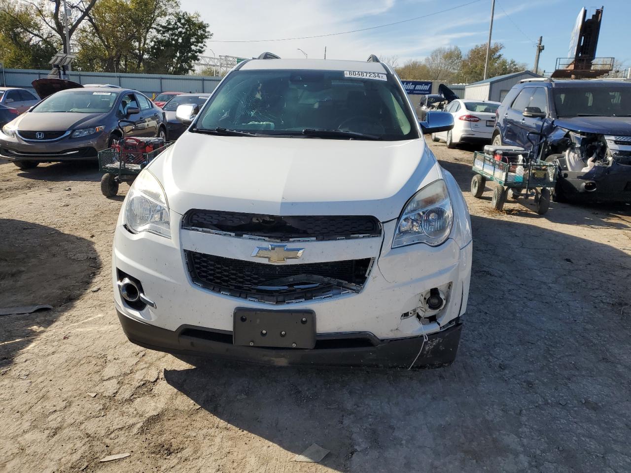 2014 Chevrolet Equinox VIN 2GNFLCE36E6294550 Copart auction photo, front end damage thumbnail 5