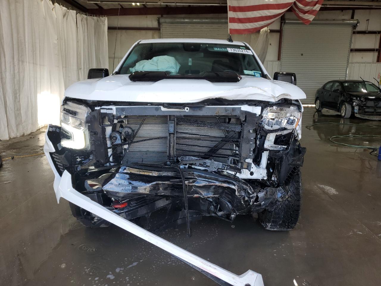 2022 Chevrolet Silverado VIN 3GCUDFED3NG686459 Copart auction photo, front end damage thumbnail 5