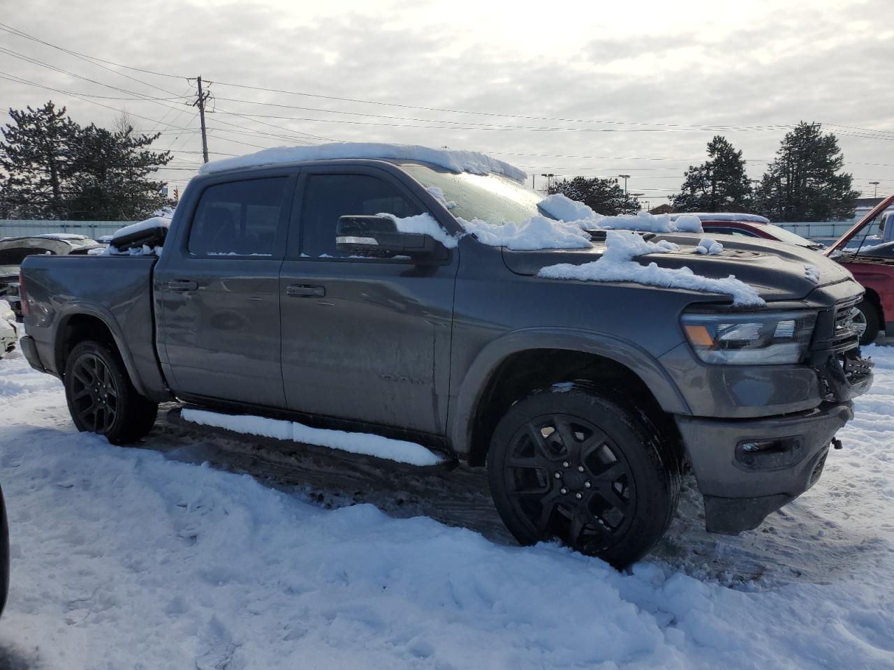 2021 RAM 1500 VIN 1C6SRFJT5MN569484 Copart auction photo, front end damage thumbnail 4