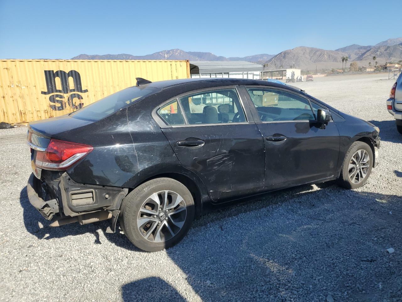 2015 Honda Civic VIN 19XFB2F85FE241047 Copart auction photo, all over damage thumbnail 3