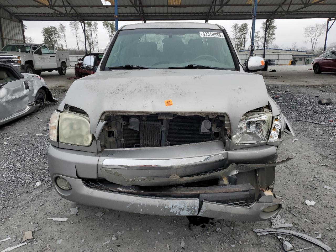 2006 Toyota Tundra VIN 5TBET34156S500364 Copart auction photo, front end / side damage thumbnail 5
