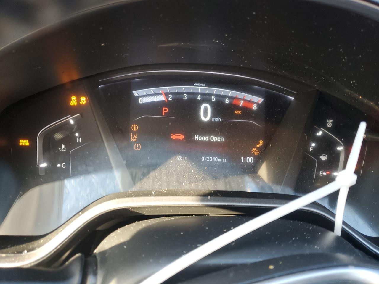 2020 Honda CR-V VIN 5J6RW1H91LL001234 Copart auction photo, all over damage thumbnail 9